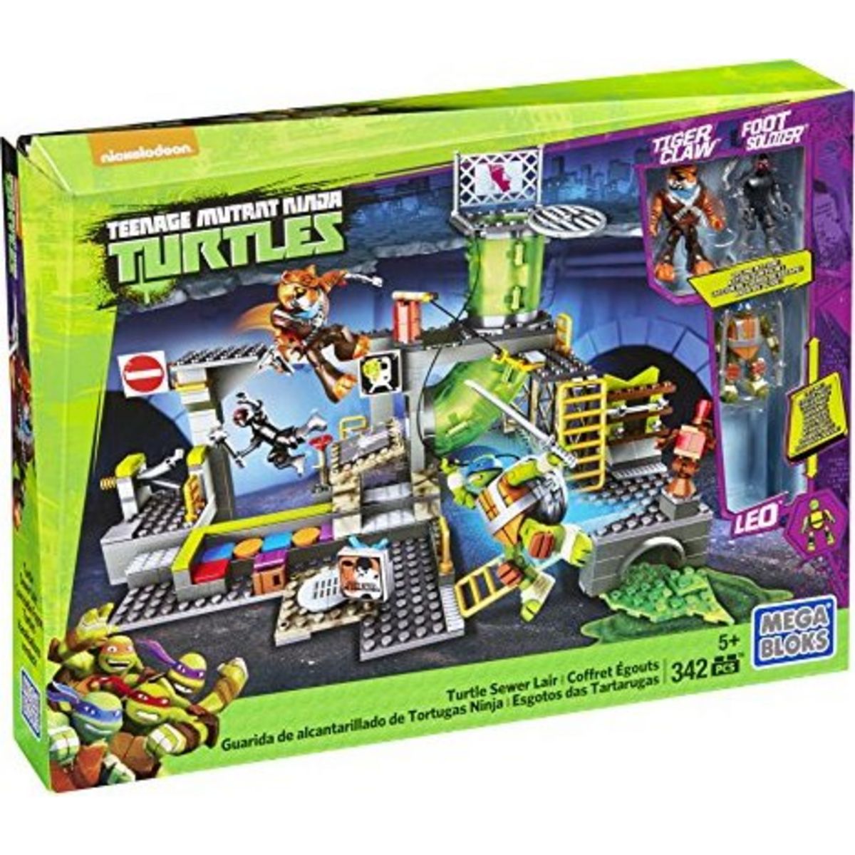 MEGABLOKS Coffret égout - Tortues Ninja