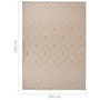 Voir la diapositive 6 : VIDAXL Tapis a tissage plat d'exterieur 200x280 cm Rayures brunes