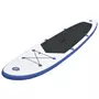 VIDAXL Stand Up Paddle Planche a rame Bleu et blanc