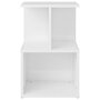 Voir la diapositive 4 : VIDAXL Tables de chevet 2pcs Blanc brillant 35x35x55cm bois ingénierie