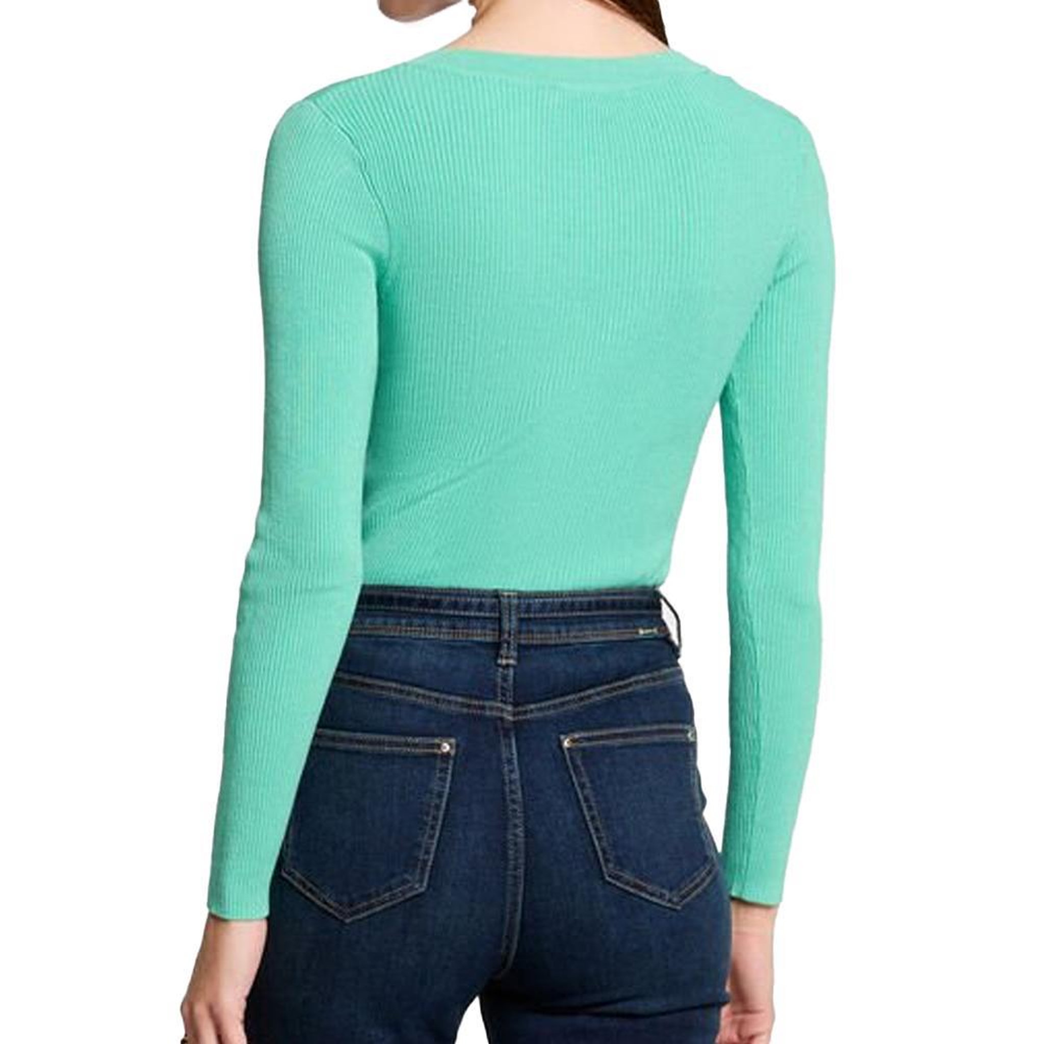 Voir la diapositive 2 : MORGAN Pull Vert Femme Morgan BANBI
