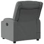 Voir la diapositive 4 : VIDAXL Fauteuil de massage inclinable Gris fonce Tissu