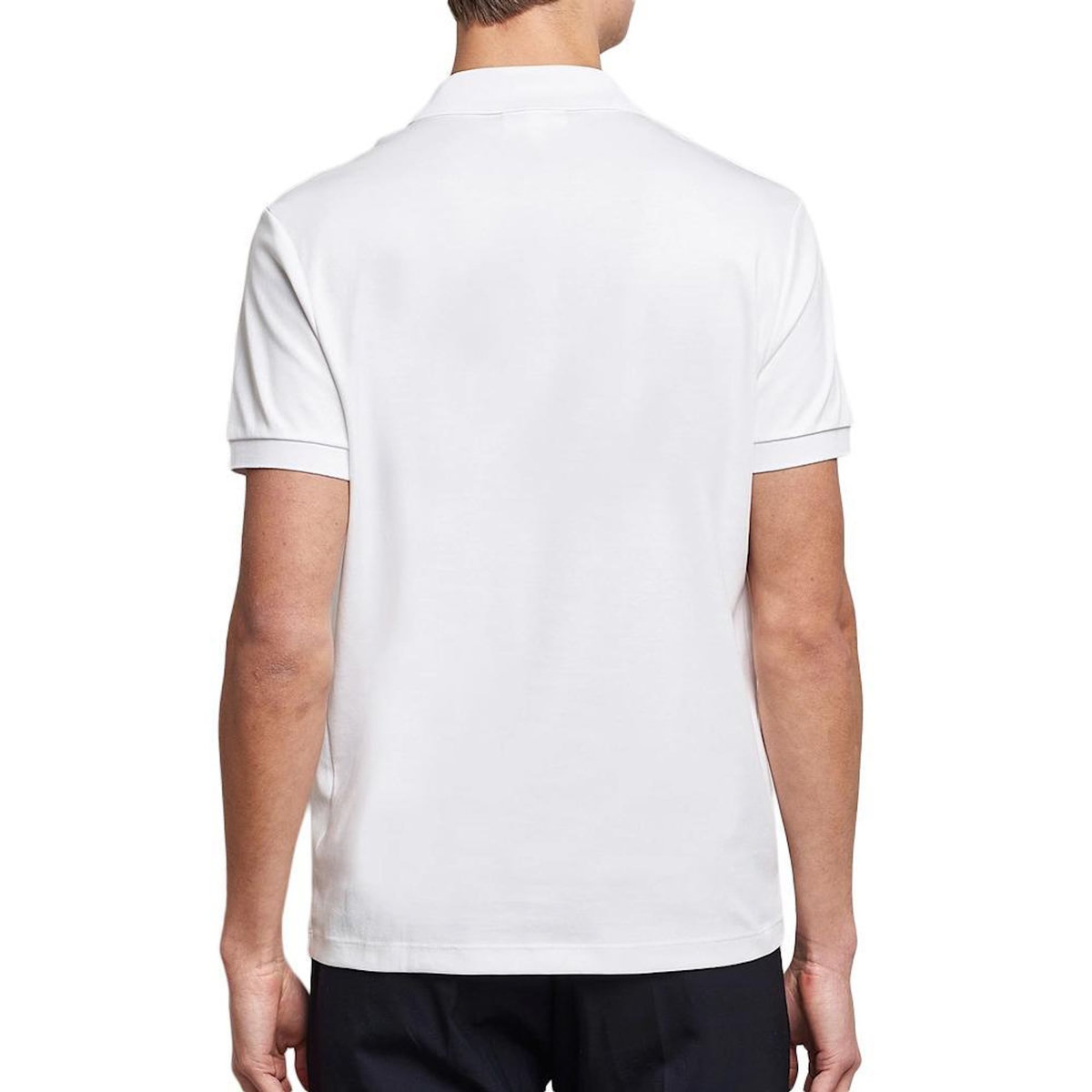 Lacoste Polo Blanc Homme Lacoste Regular Fit Pima