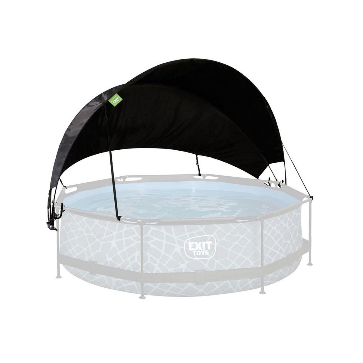 EXIT TOYS Voile d'ombrage pour piscine tubulaire ronde Ø 3,00 à 3,10 m - Exit Toys