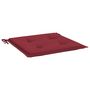 Voir la diapositive 5 : VIDAXL Coussins de chaise de jardin lot de 6 rouge bordeaux 50x50x3 cm