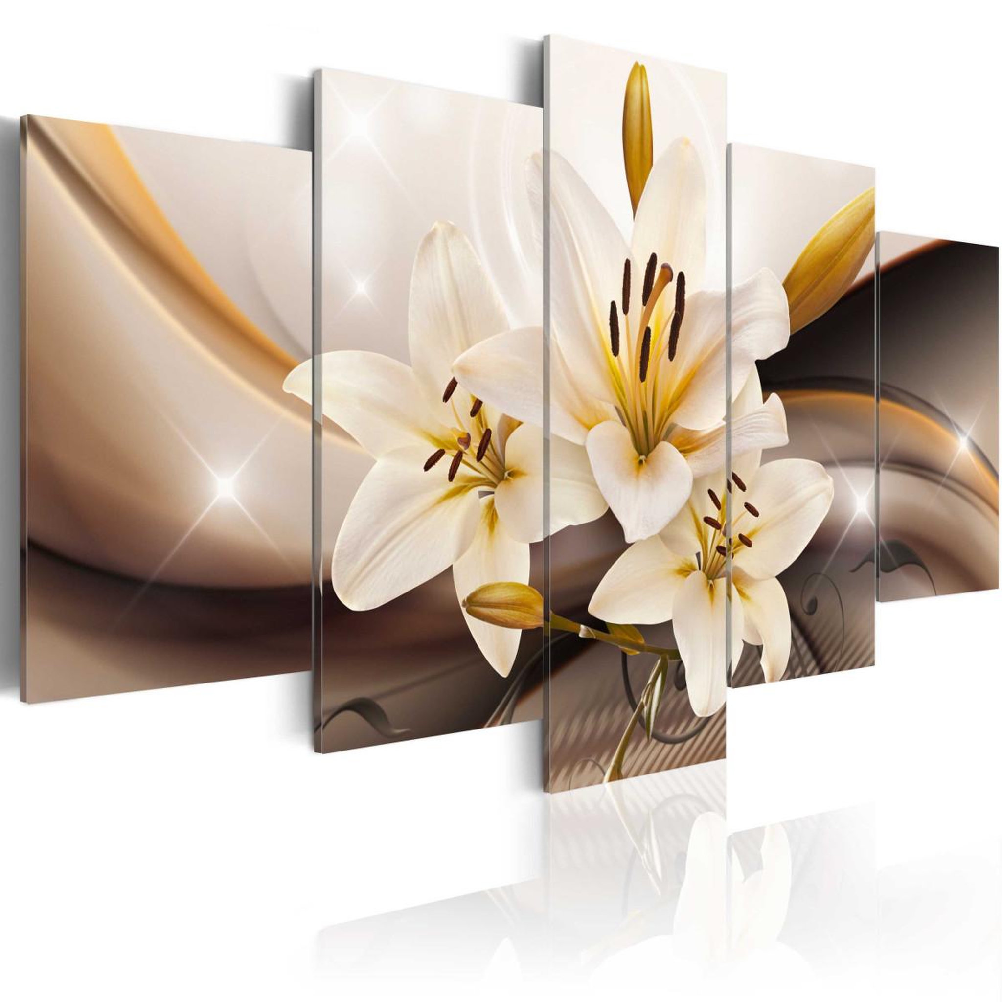 Voir la diapositive 1 : Paris Prix Tableau Imprimé  Lys Brillant