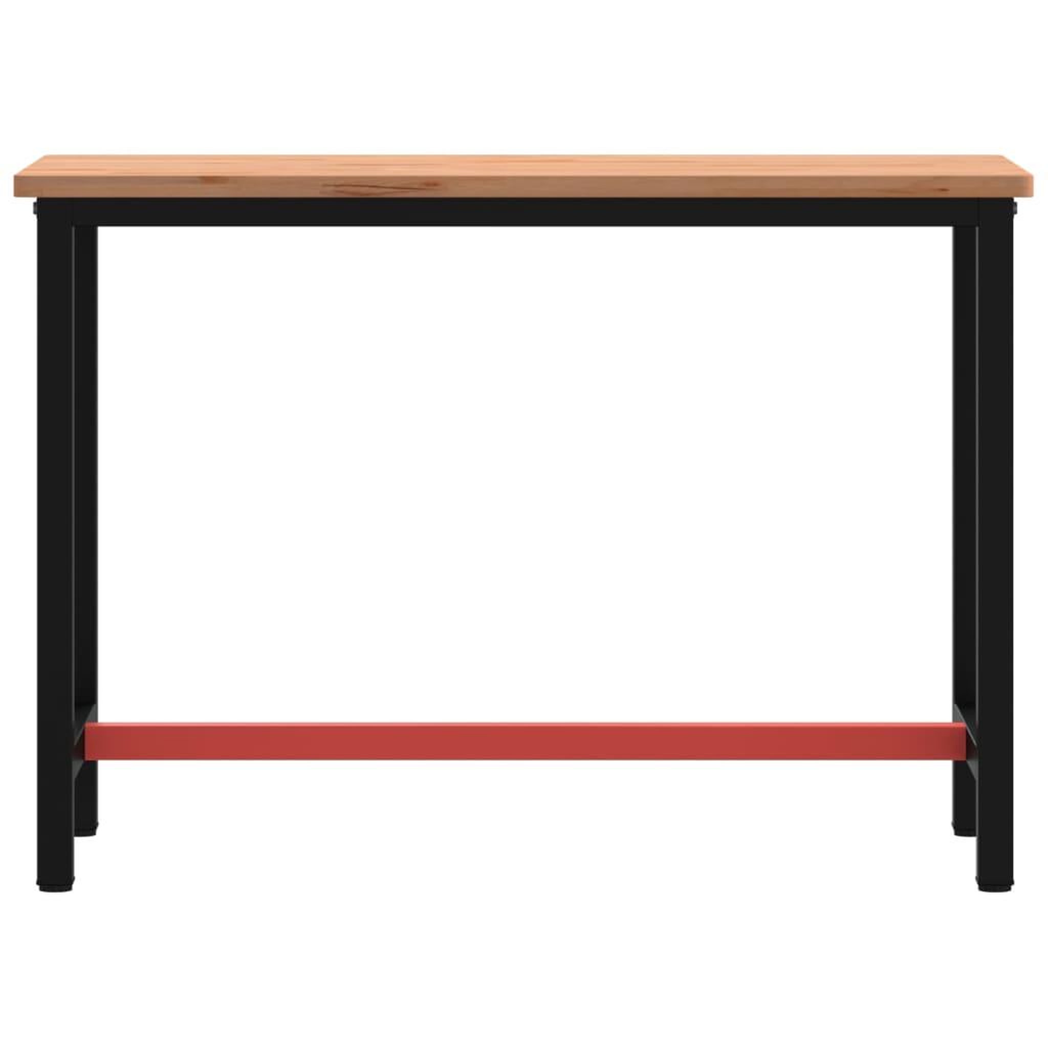 Voir la diapositive 3 : VIDAXL Etabli 115x55x81,5 cm bois massif de hetre et metal