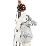 Voir la diapositive 2 : FEERIC LIGHT & CHRISTMAS Décoration de Noël Lapin  Hors Piste  44cm Gris