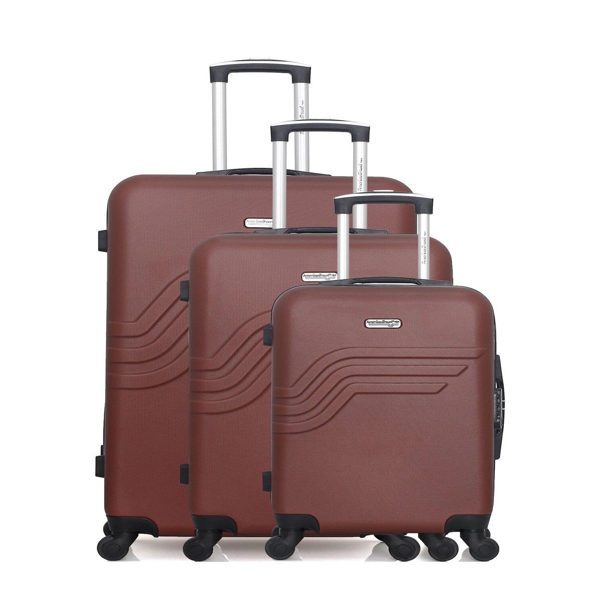 AMERICAN TRAVEL AMERICAN TRAVEL - Set de 3 ABS QUEENS 75 cm