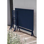 Voir la diapositive 3 : Paris Prix Table de Jardin Pliante  Marius  140cm Bleu Marine