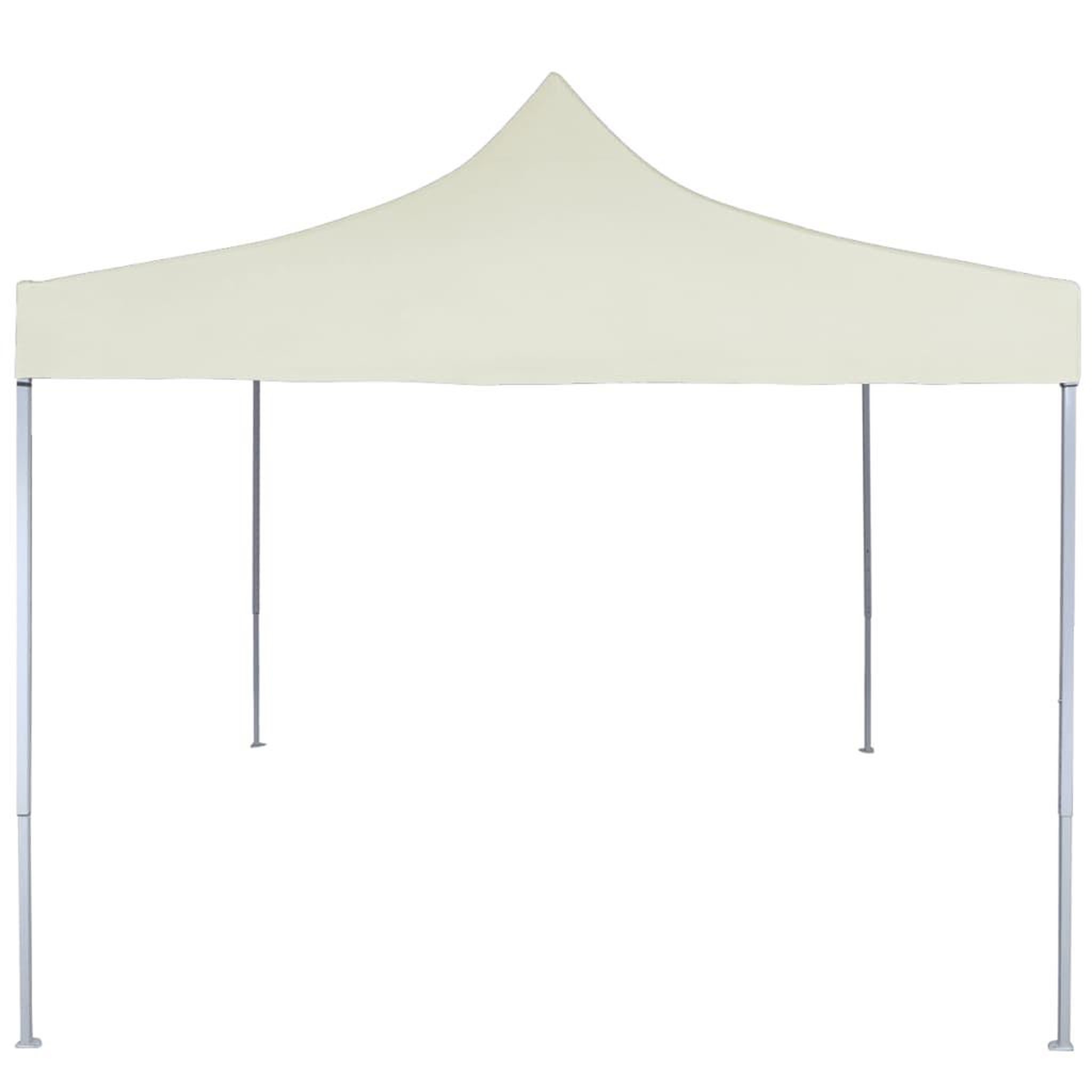 Voir la diapositive 2 : VIDAXL Tente de reception pliable professionnelle 2x2 m Acier Creme