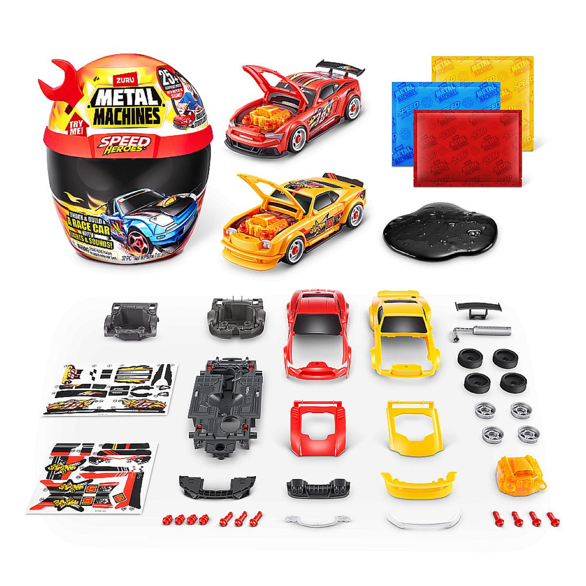 Voir la diapositive 4 : ZURU Box metal machines - Speed heroes