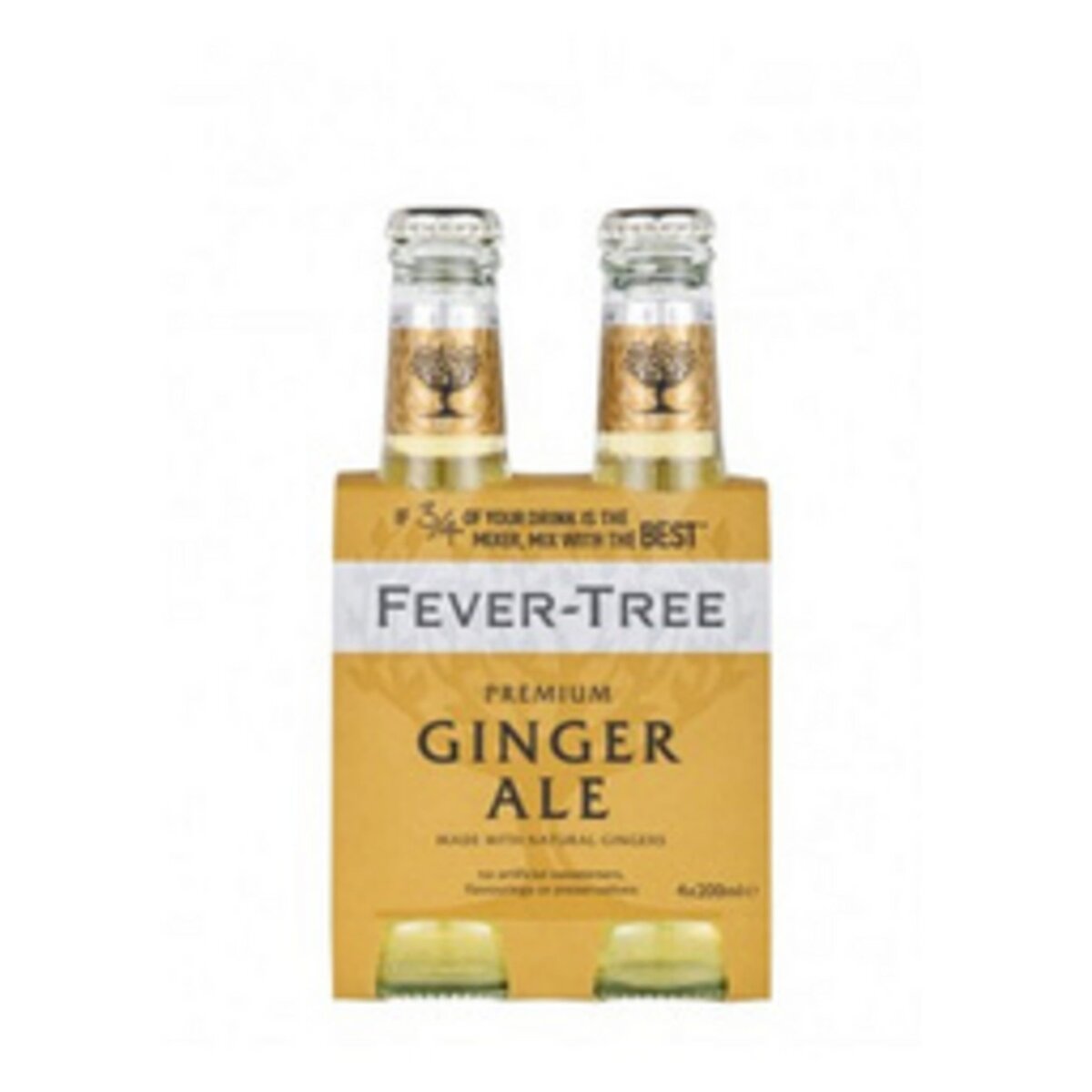 Fever Tree Ginger Ale Premium Mixer 4X20cl