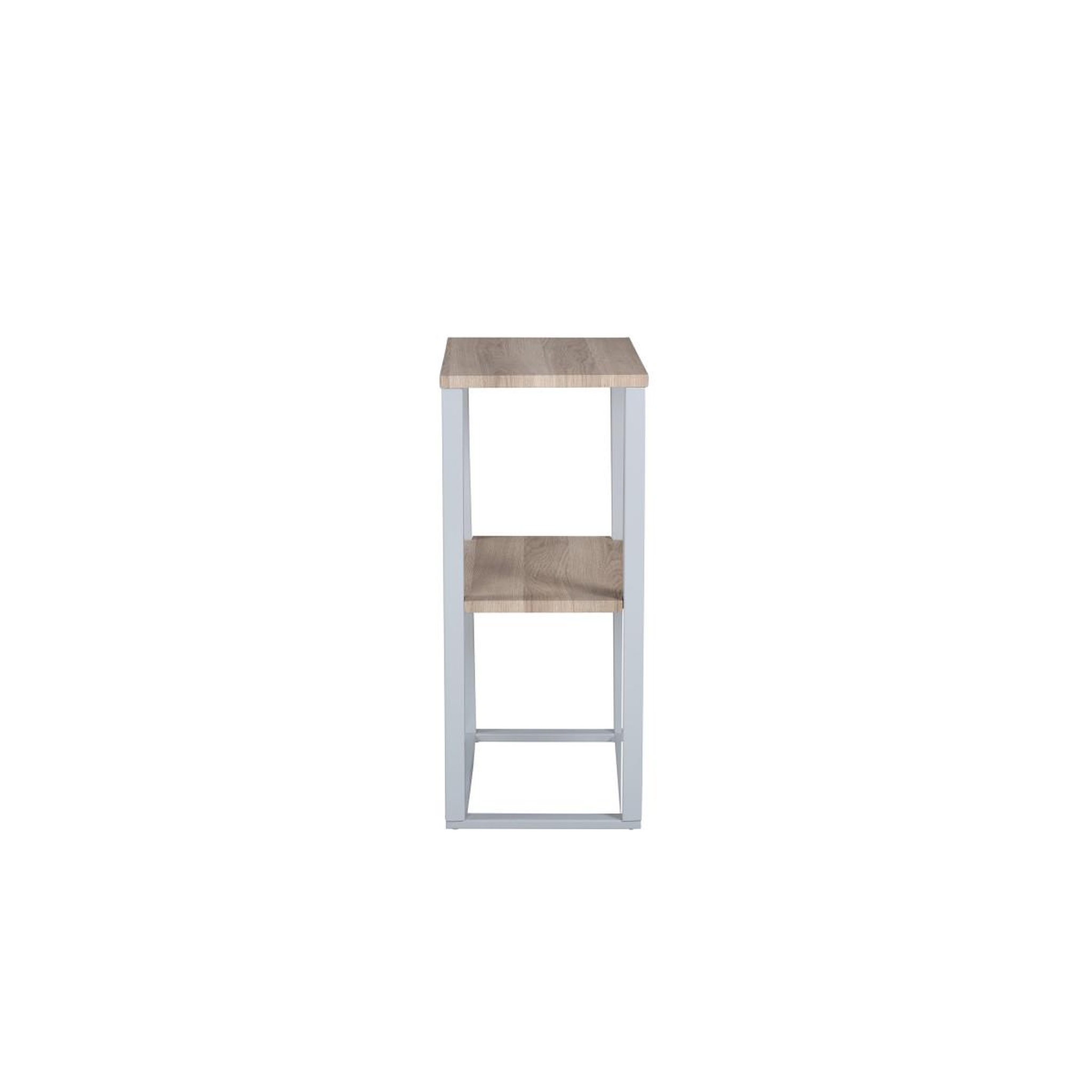Voir la diapositive 3 : Paris Prix Table de chevet double  rise  70cm naturel & gris