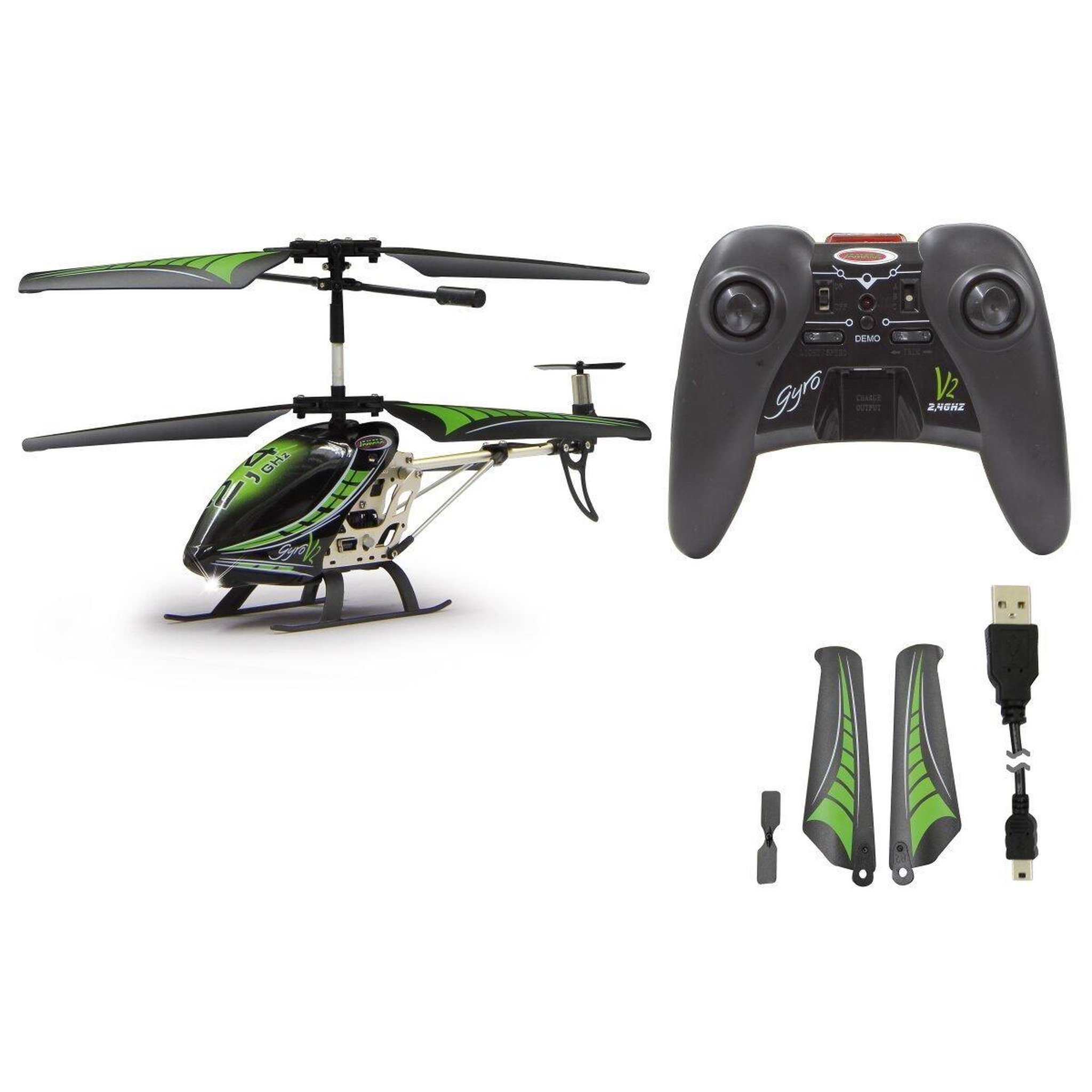 Voir la diapositive 4 : Jamara Hélicoptère télécommandé gyro v2 2,4ghz