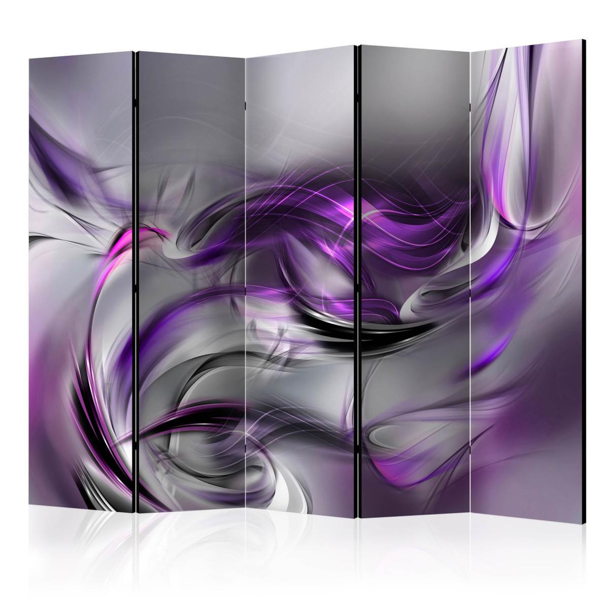 Paris Prix Paravent 5 volets  purple swirls ii  172x225cm