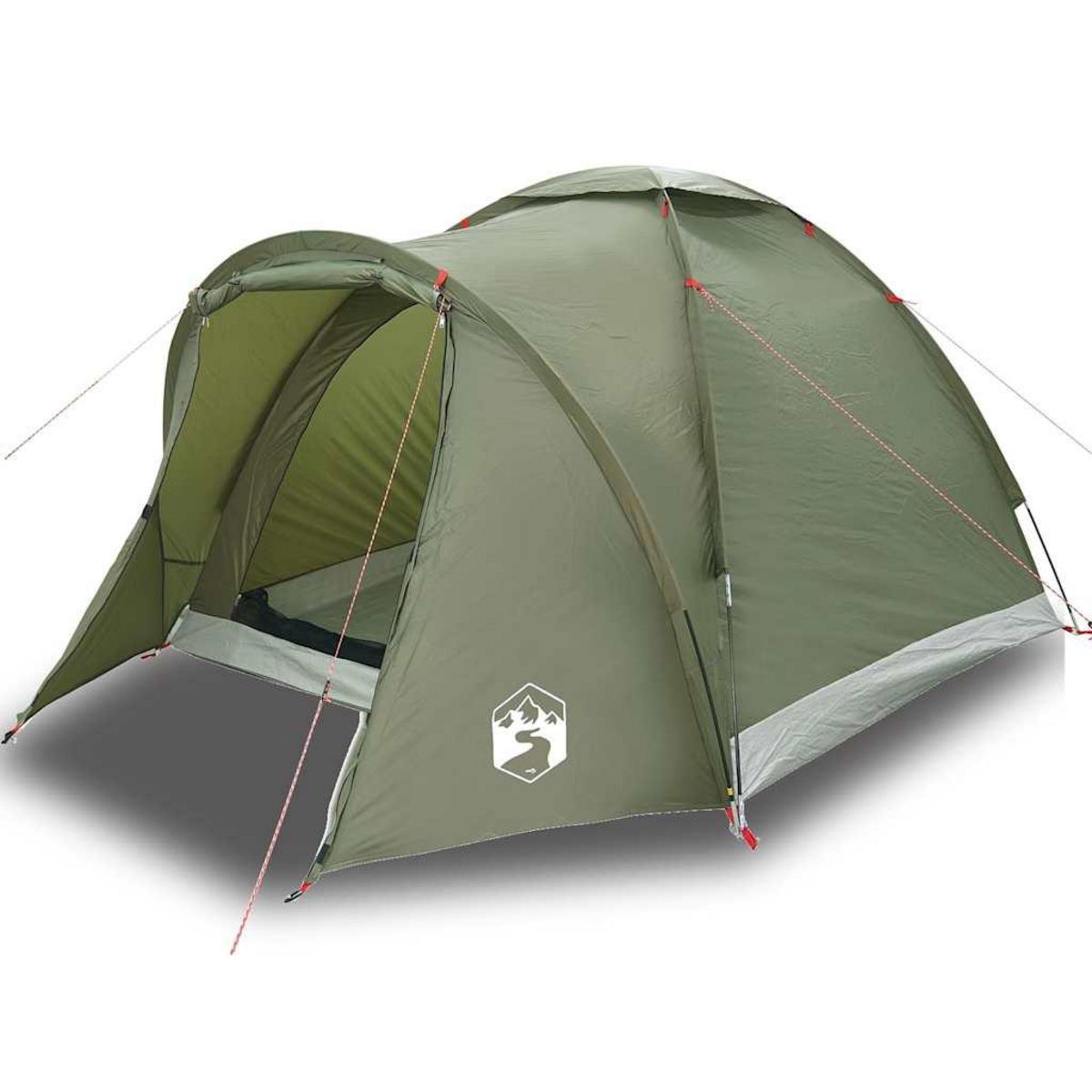 VIDAXL Tente de peche 2 personnes vert olive impermeable