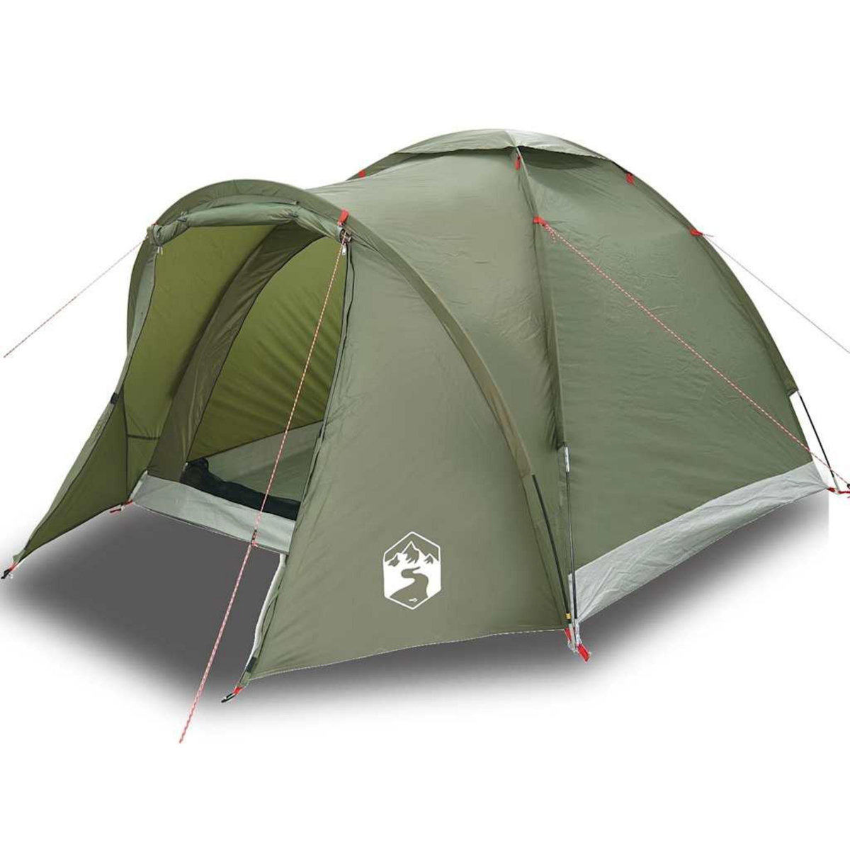 VIDAXL Tente de peche 2 personnes vert olive impermeable
