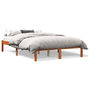 Voir la diapositive 2 : VIDAXL Cadre de lit sans matelas cire marron 140x190cm bois pin massif