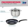 Voir la diapositive 2 : ELO Ensemble de 1 Poêle de cuisson 32 cm et 1 faitout 24 cm Elo Prima Brillant