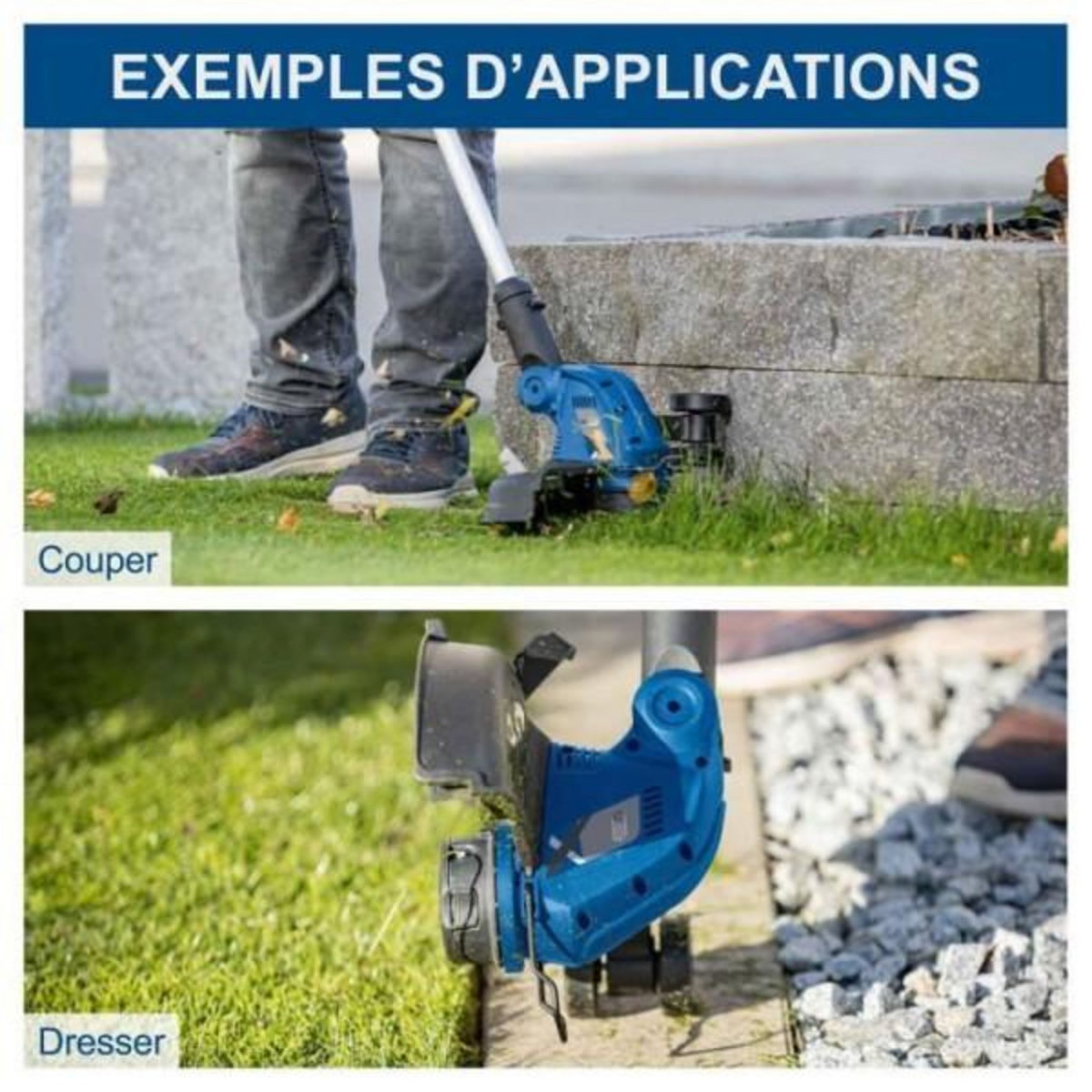 SCHEPPACH Coupe-bordures sans fil C-LT300-X - téléscopique + fonction 2 en 1 - SCHEPPACH 20V IXES - sans batterie ni chargeur