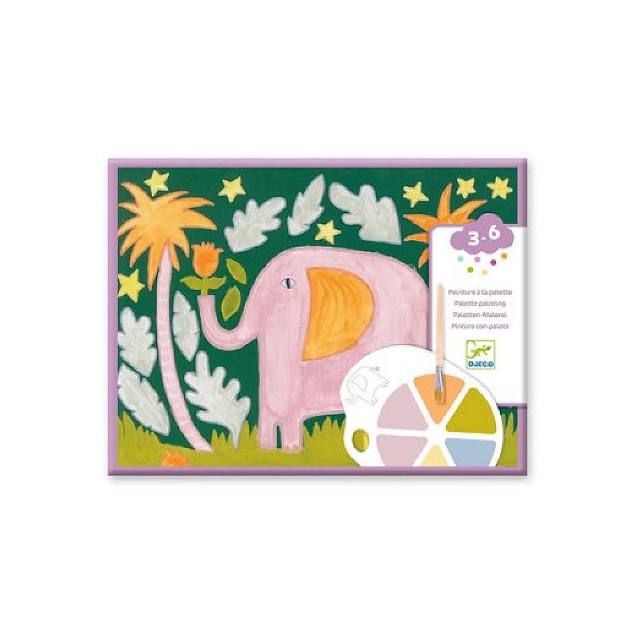 Djeco Peinture des petits - peinture a la palette - les sauvages