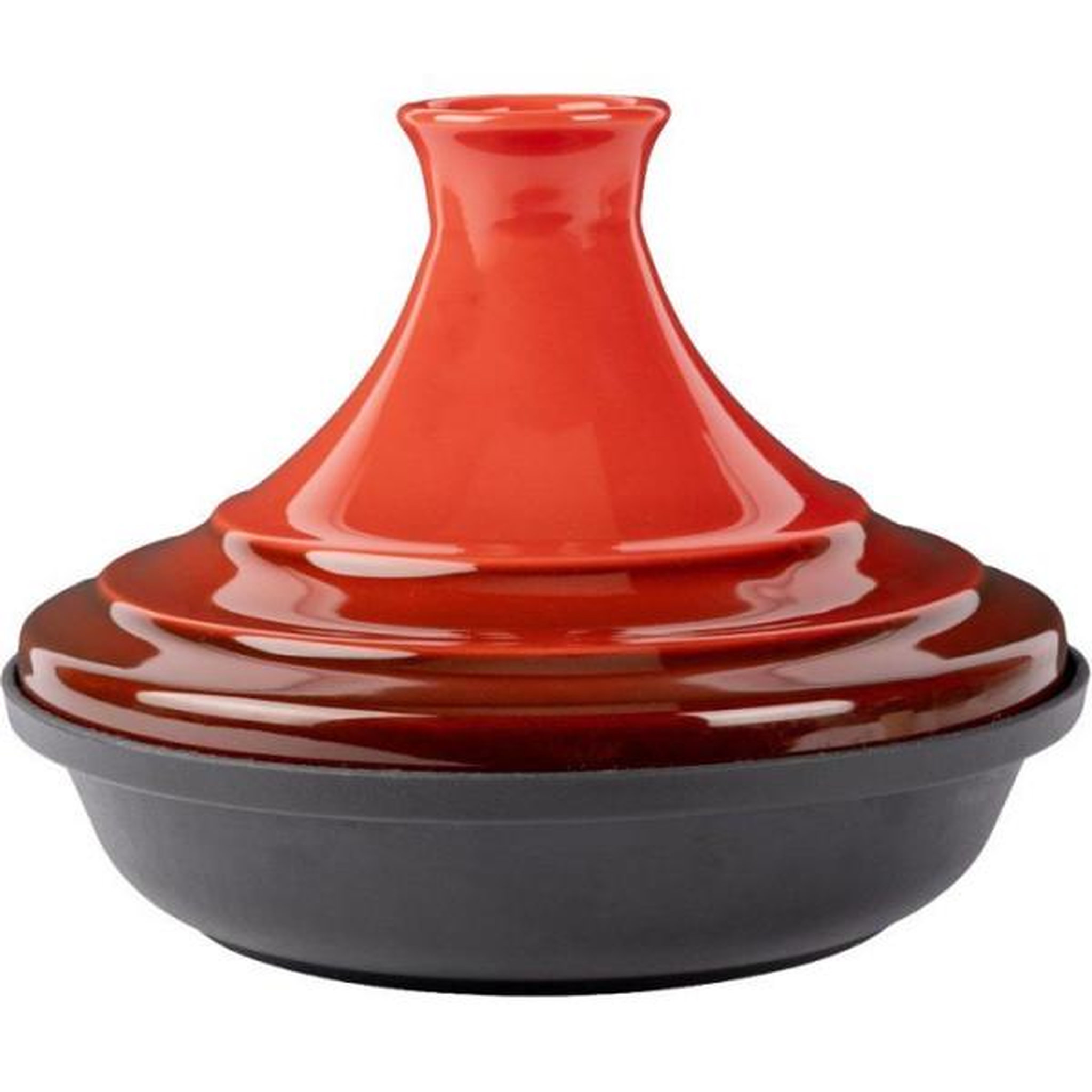 Voir la diapositive 3 : COSY & TRENDY Tajine  - cosy & trendy - fontestic 28,5 cm - fonte - rouge - tous feux