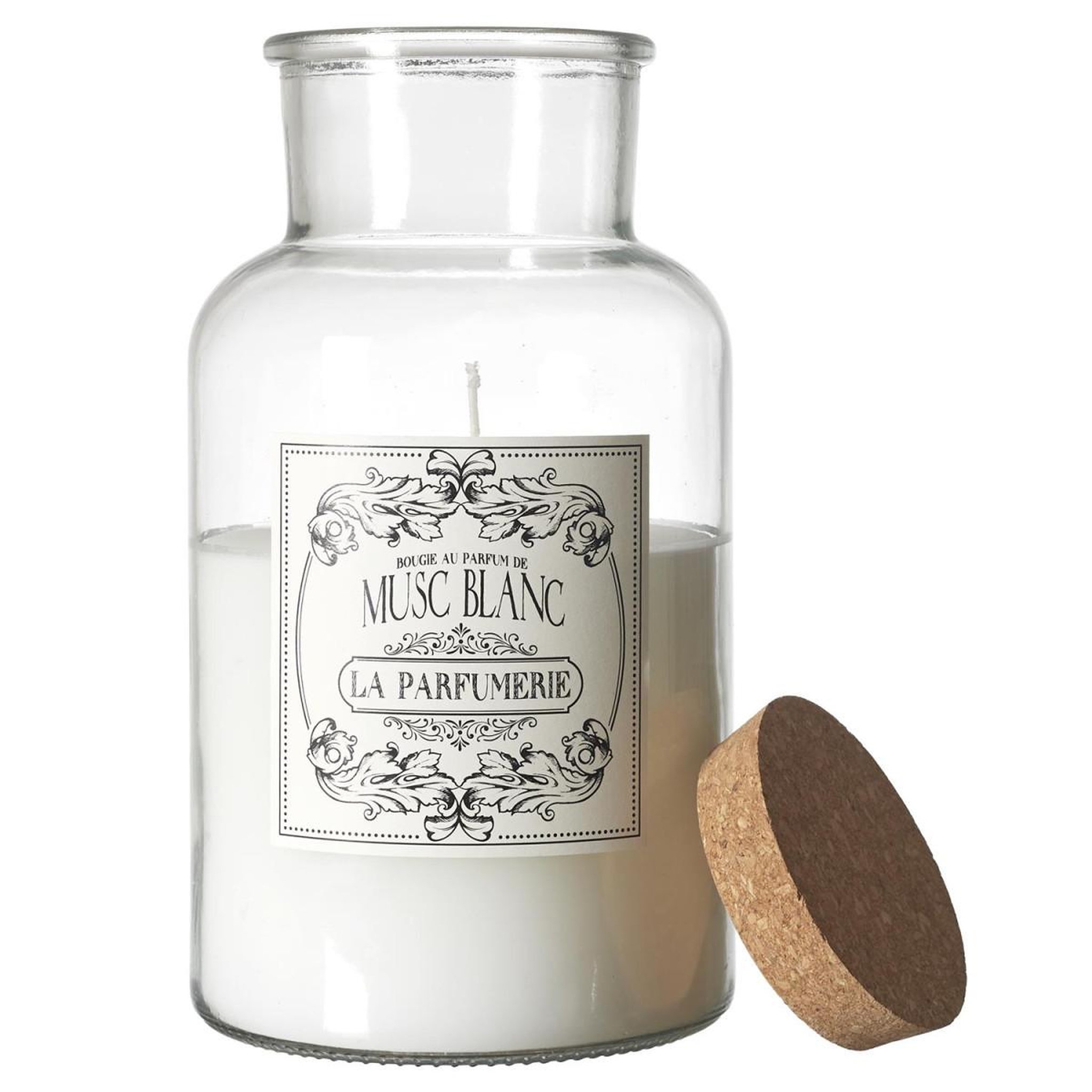 Voir la diapositive 2 : The Home Deco Factory Bougie parfumée déco  maison tradition  1400g musc