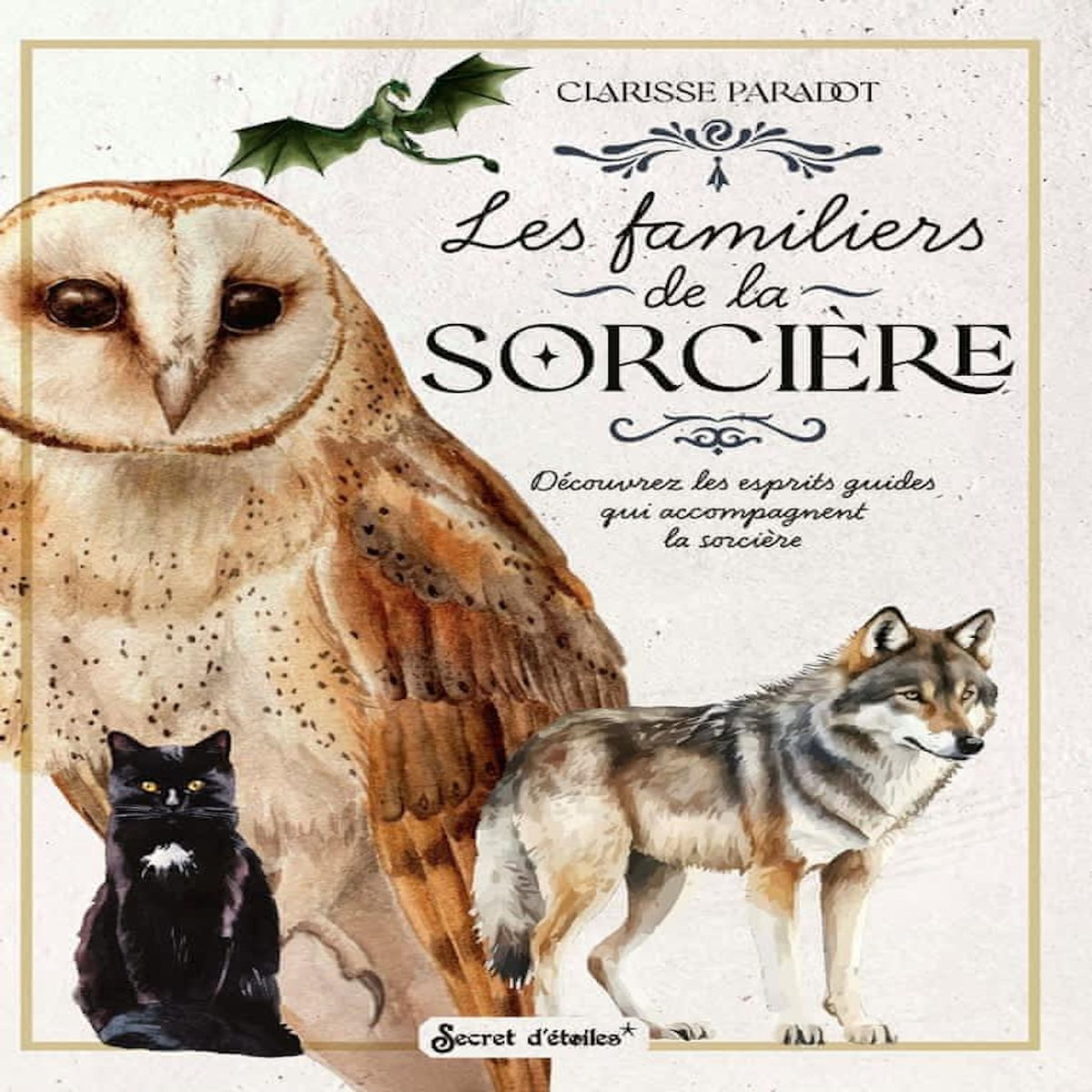 LES FAMILIERS DE LA SORCIERE. DECOUVREZ LES ESPRITS GUIDES QUI ACCOMPAGNENT LA SORCIERE, Paradot Clarisse