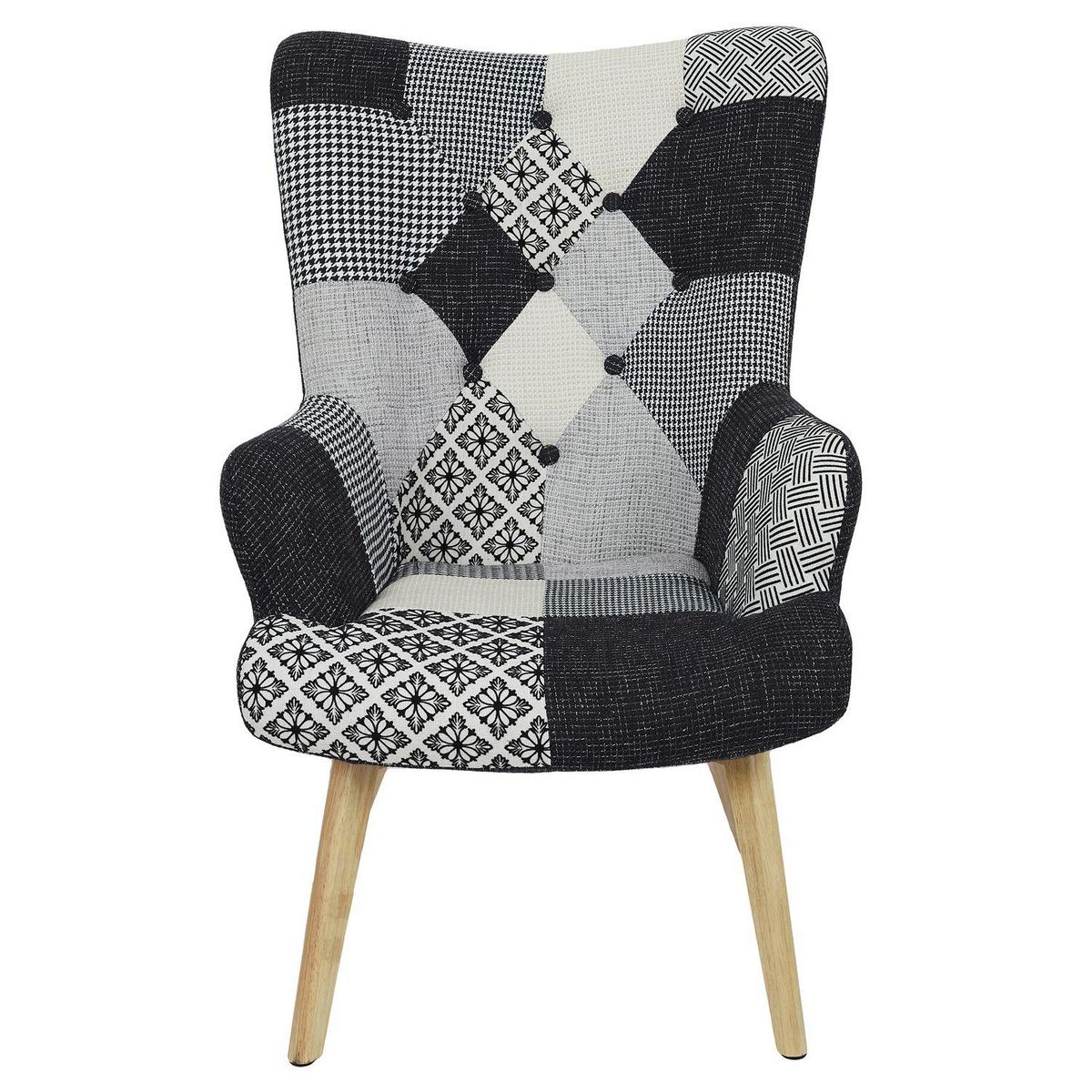 TOILINUX Fauteuil Helsinki Patchwork