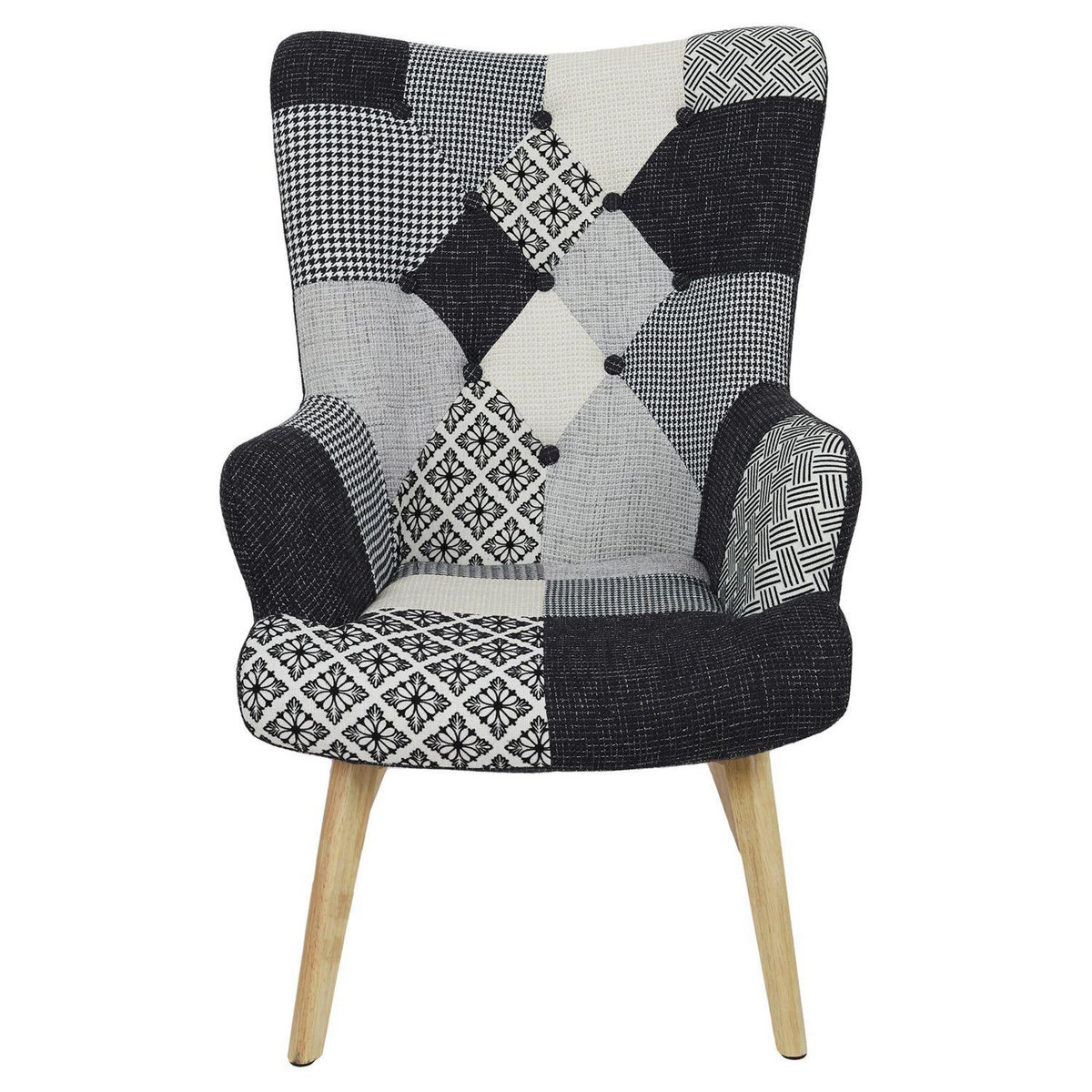 TOILINUX Fauteuil Helsinki Patchwork