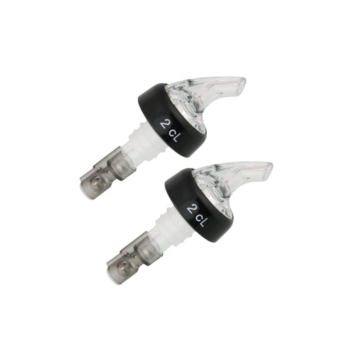 Fackelmann Lot de becs verseur doseur à alcool 2 cl avec bille Fackelmann Bar Concept