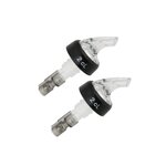 Fackelmann Lot de becs verseur doseur à alcool 2 cl avec bille Fackelmann Bar Concept