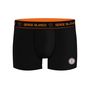 Voir la diapositive 6 : SERGE BLANCO Lot de 4 boxers homme en coton Class uni ceinture colorée