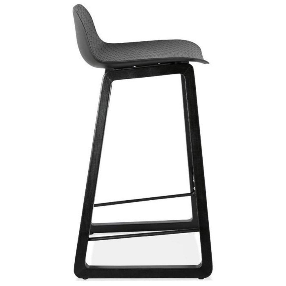 Paris Prix Tabouret de Bar Design  Toki  87cm Noir