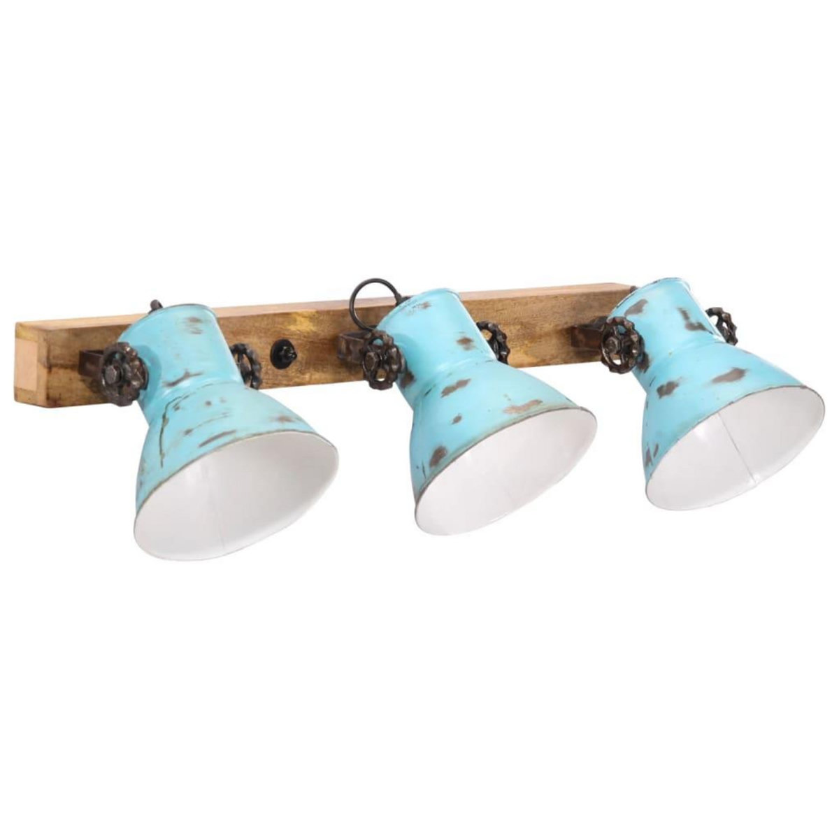 VIDAXL Lampe murale 25 W bleu delave 65x25 cm E27