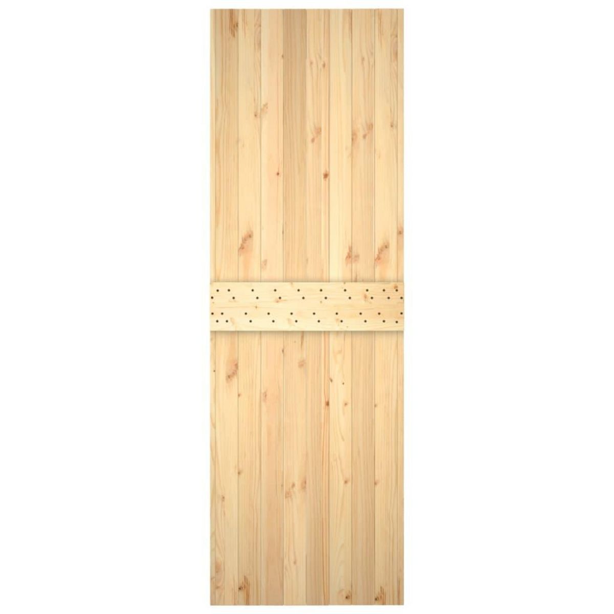 VIDAXL Porte coulissante et kit de quincaillerie 70x210 cm pin massif