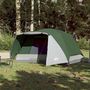 Voir la diapositive 3 : VIDAXL Tente de camping avec porche 4 personnes vert impermeable