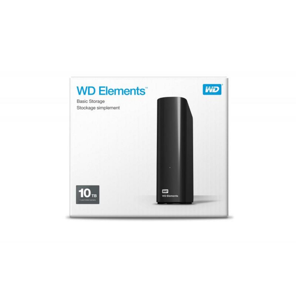 Western Digital WD Elements Desktop WDBWLG0100HBK Disque dur 10 To externe (de bureau) USB 3.0