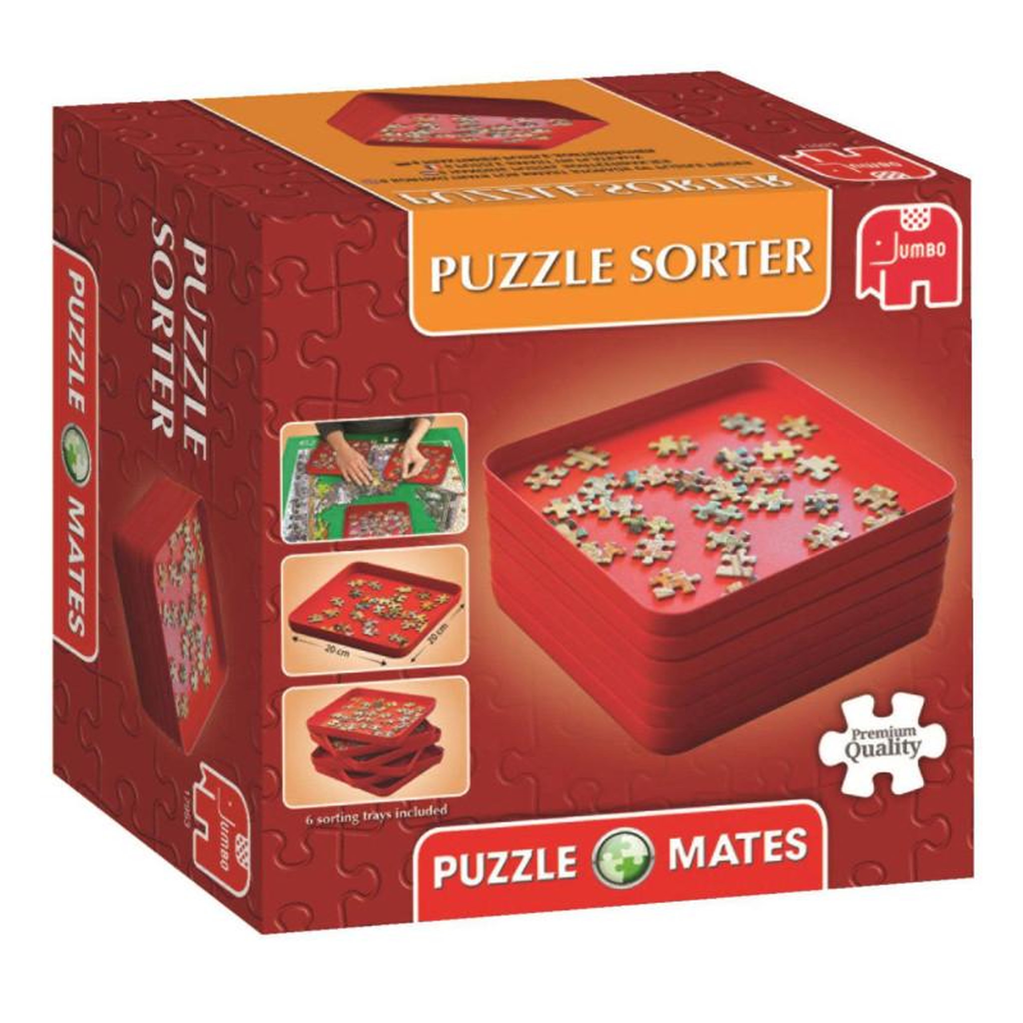 Voir la diapositive 2 : Jumbo JUMBO Puzzle Mates - Puzzle Sorter