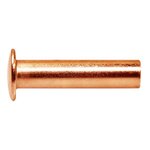 TECHMAN Rivets pleins en cuivre Ø 5x20 - 25 pièces