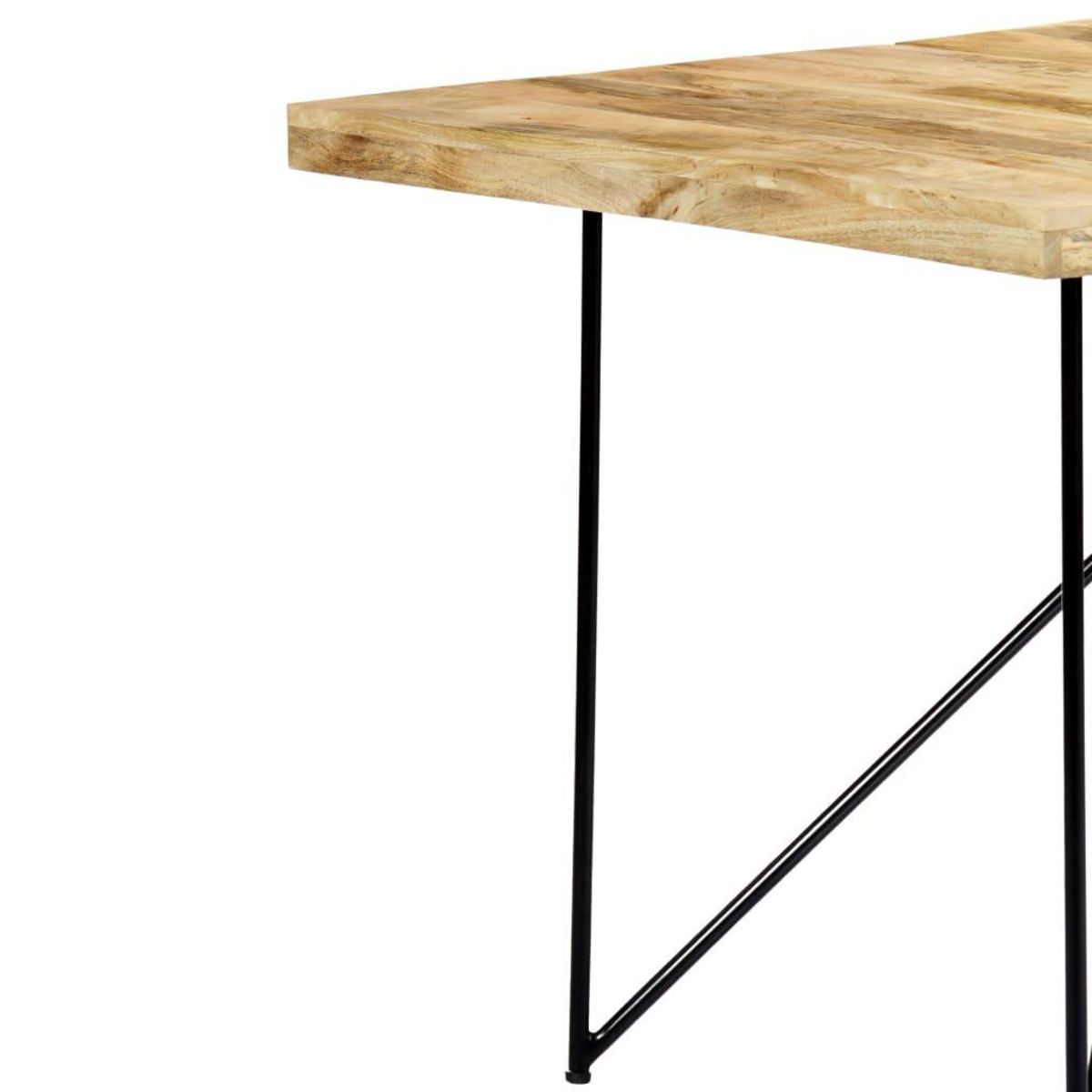 VIDAXL Table a manger 180x90x76 cm Bois de manguier massif