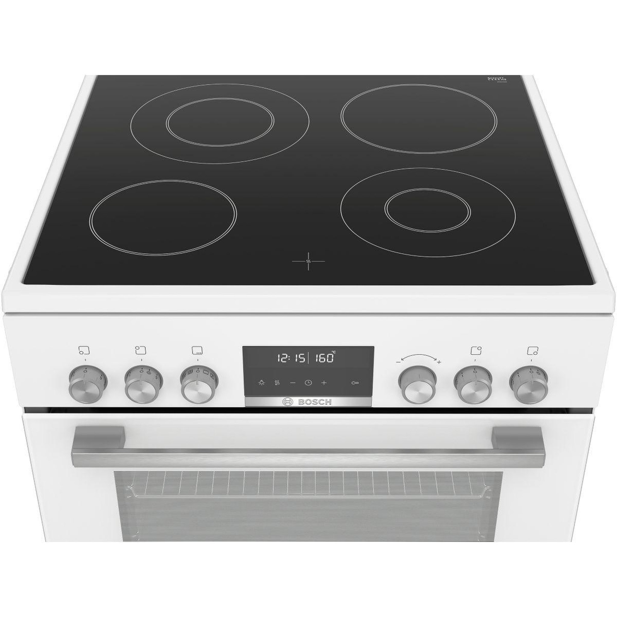 Voir la diapositive 2 : BOSCH Cuisinière vitrocéramique hks79r220