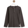 Voir la diapositive 1 : IN EXTENSO T-shirt manches longues col tunisien garçon