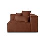 Voir la diapositive 5 : LISA DESIGN Colombine - module d'assise droit - en velours côtelé grosses côtes
