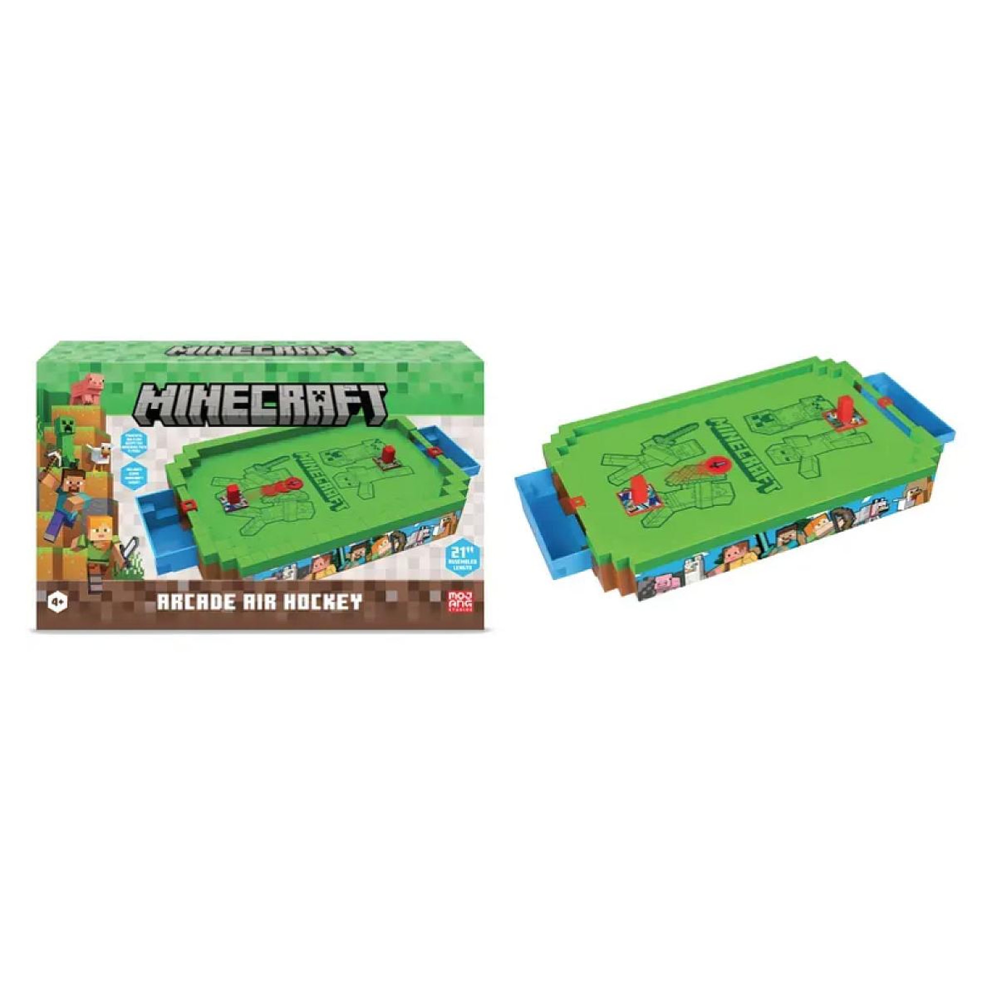 Voir la diapositive 2 : ROBOTIME Minecraft - Air Hockey electronique - overworld