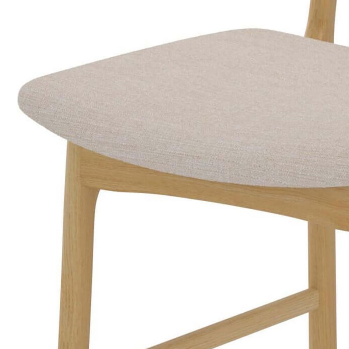 Rendez vous déco Chaise de bar mi-hauteur Lana en tissu et 66 cm (lot de 2)