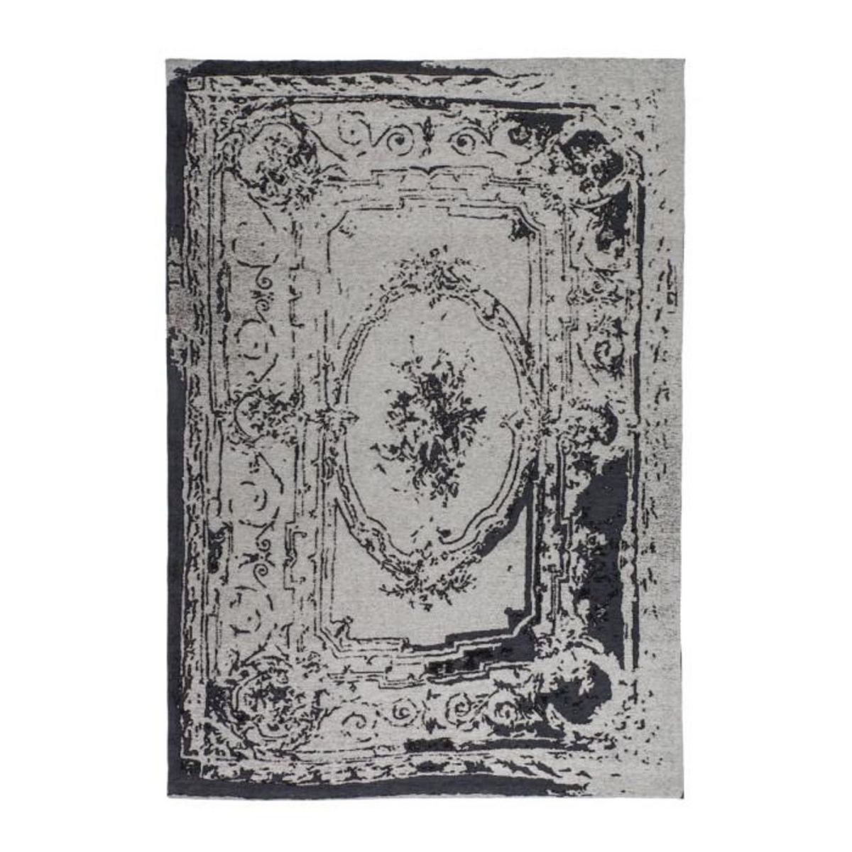 Paris Prix Tapis Vintage Fait Main  Ballerina  Gris