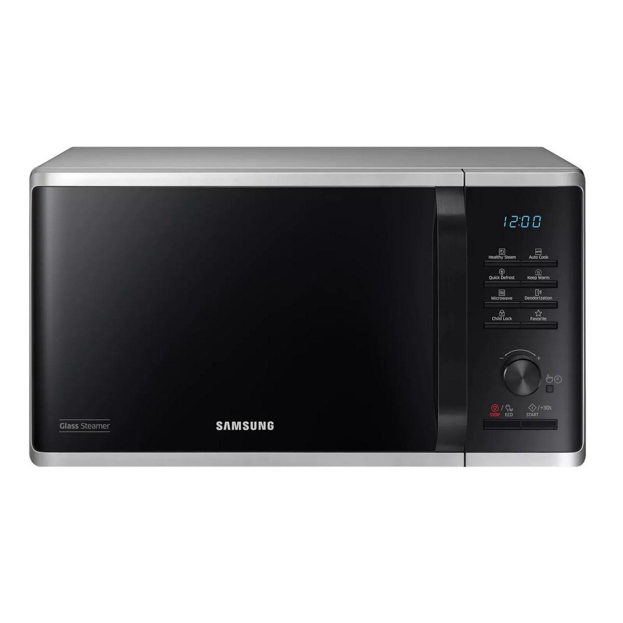 Samsung Micro-ondes solo 23l 800w silver/noir - MS 23 K 3555 ES