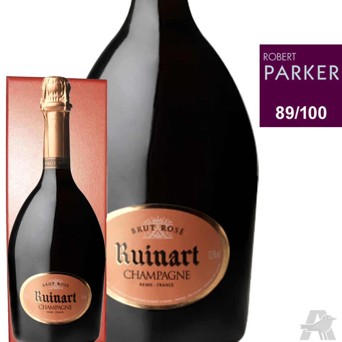 Champagne Ruinart Rosé avec étui